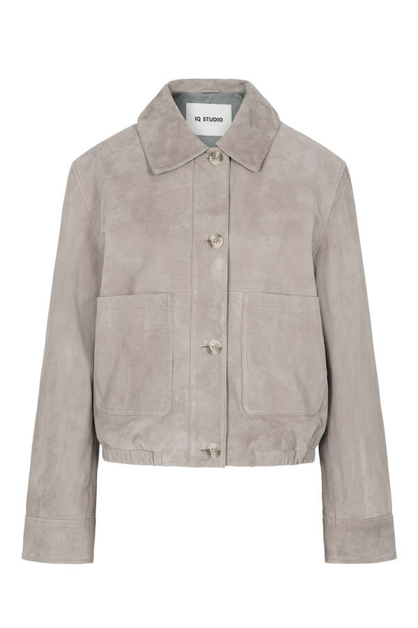 Jacke aus Veloursleder
