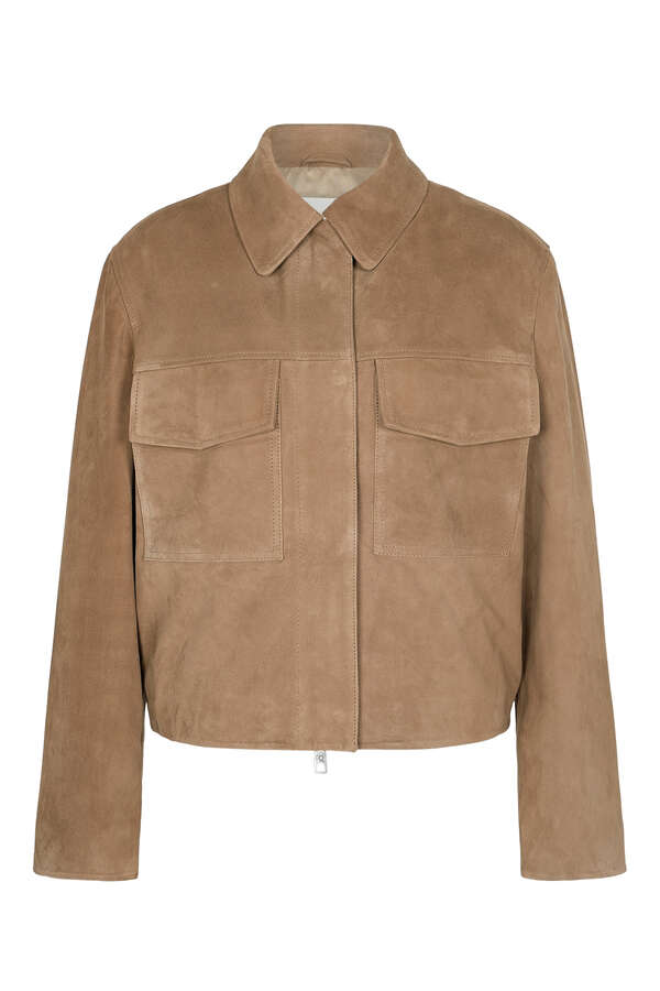 Jacke aus Veloursleder